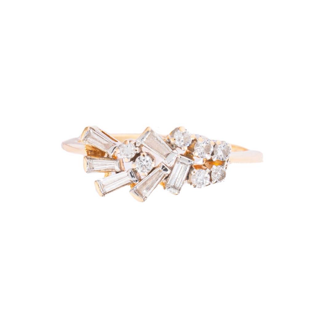 Cluster Lab Grown Diamond Ring : R18S11