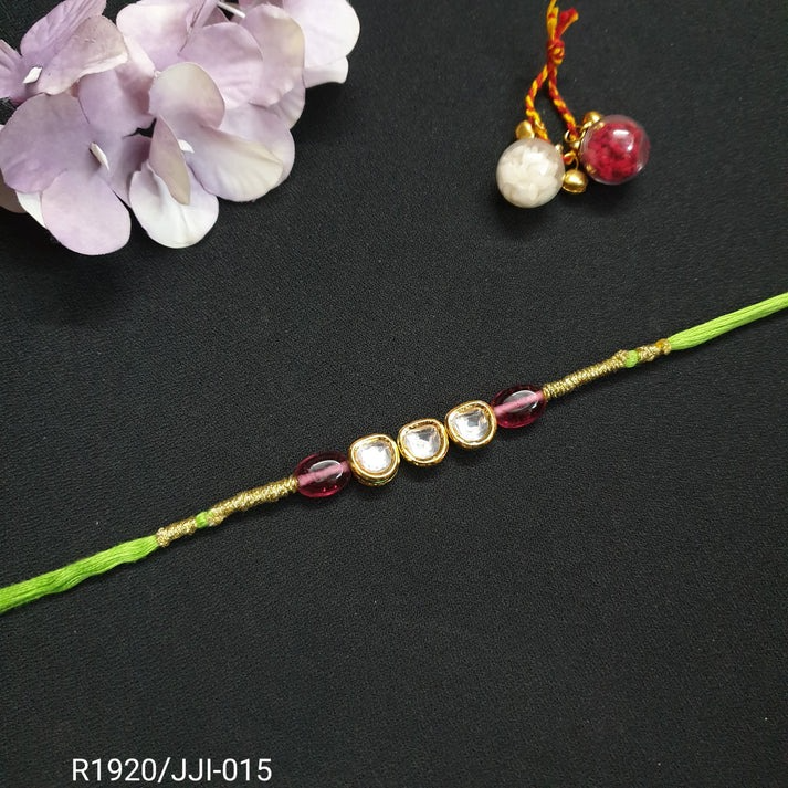 Eternz Certified Jewellery - JAIPRITrio Kundan Rakhi