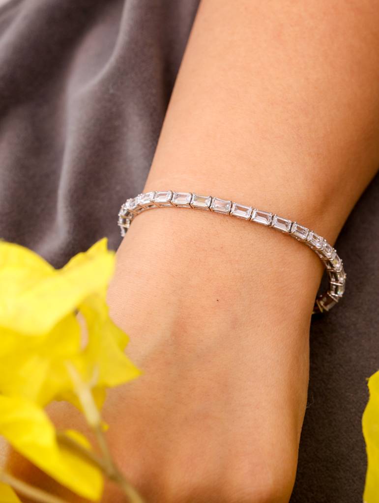Rectangle Tennis Bracelet : rectangletennisbracelet