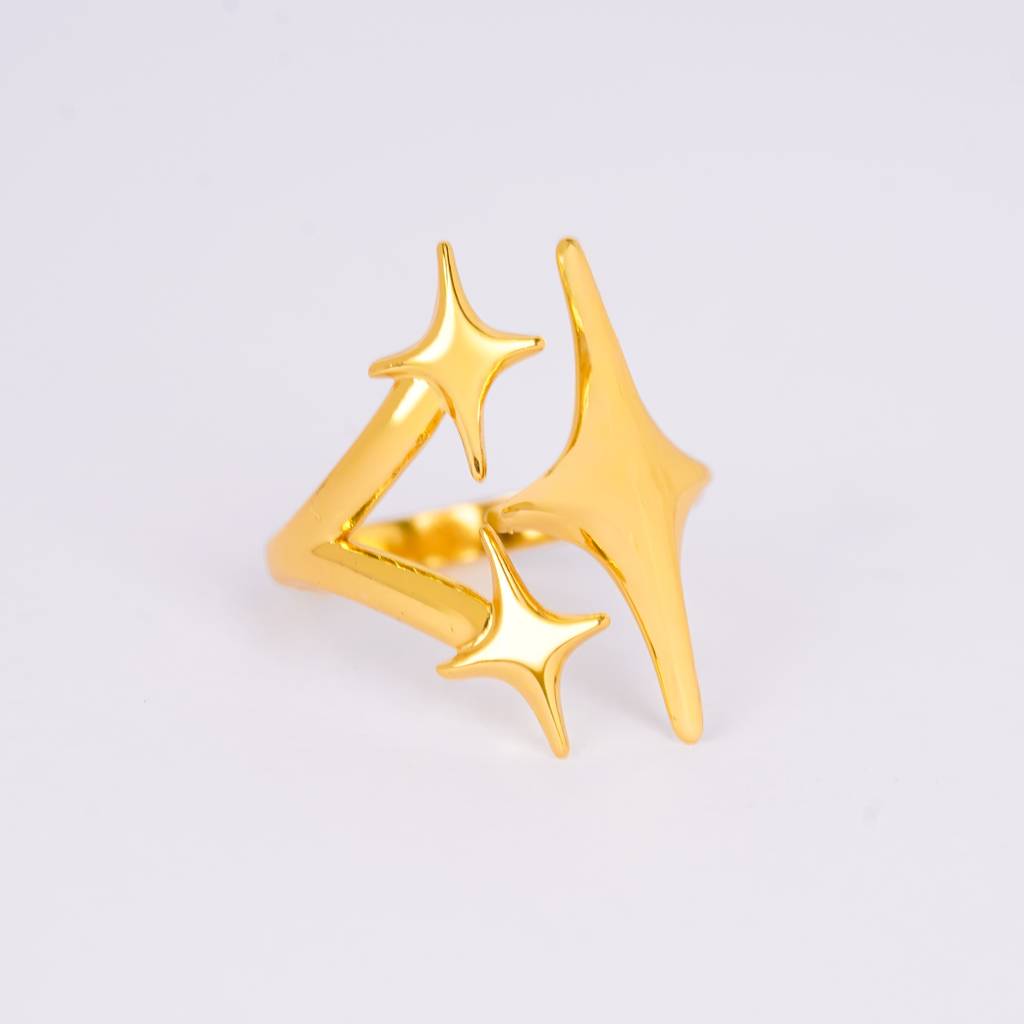 Gilded Galaxy Wrap Ring : RG117