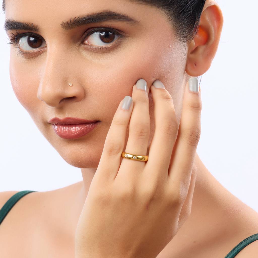 Astra Gold Starburst Ring : RG53