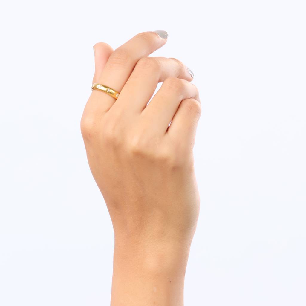Astra Gold Starburst Ring : RG54