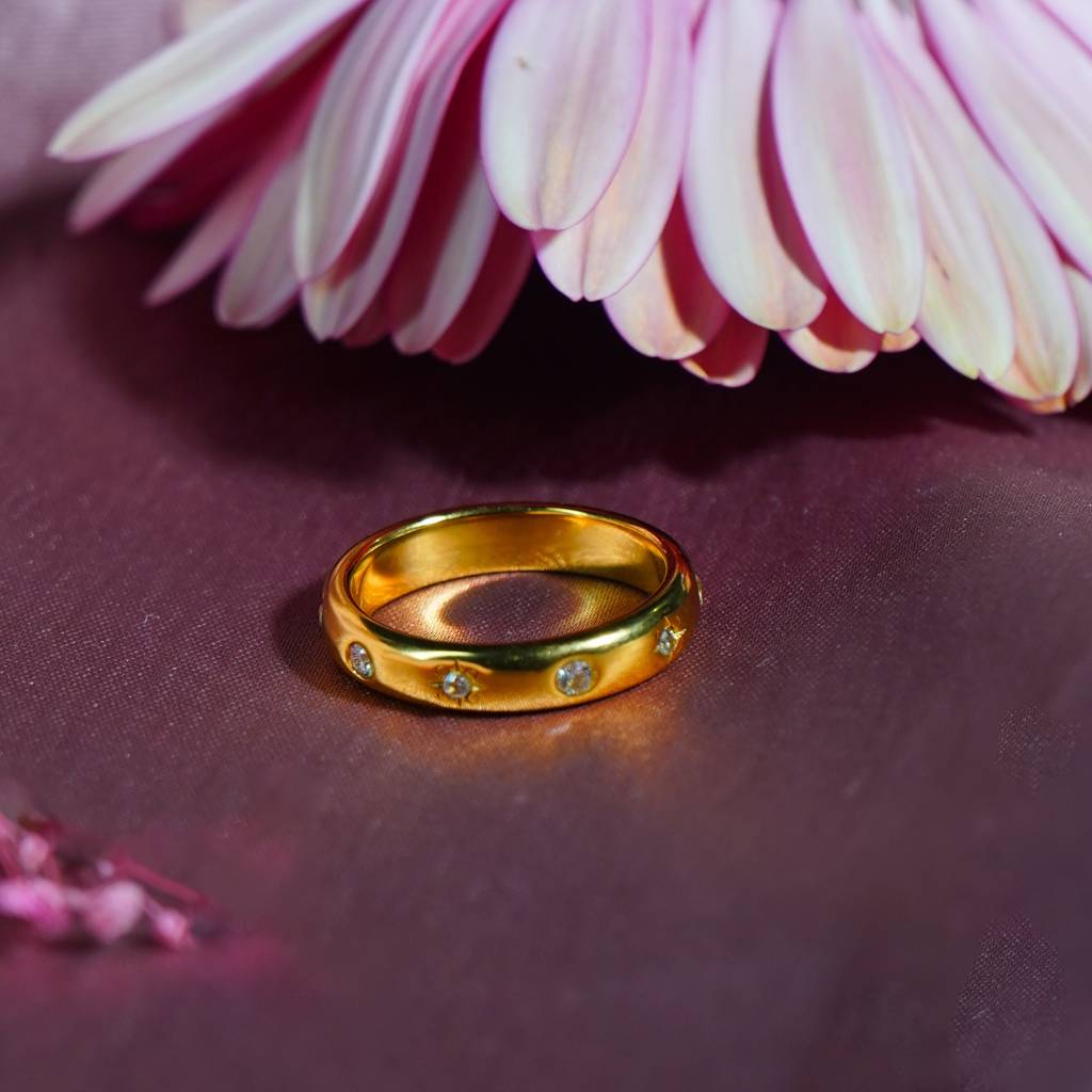 Astra Gold Starburst Ring : RG53