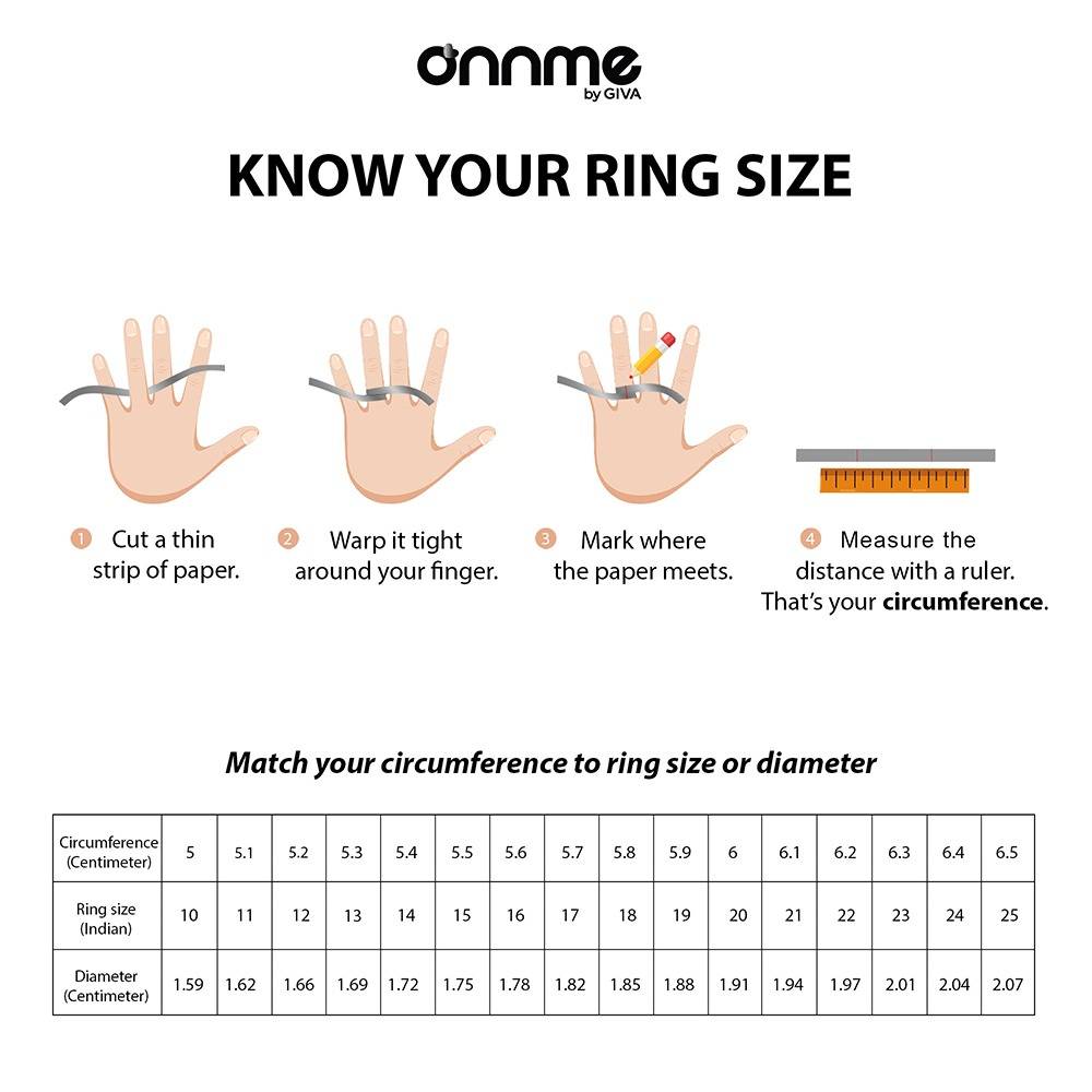 Molten Split Energy Dual Tone Ring (Size 20) |Gifts For Women & Girls| Waterproof, Anti Tarnish, Skin Safe Jewellery  : OMR023