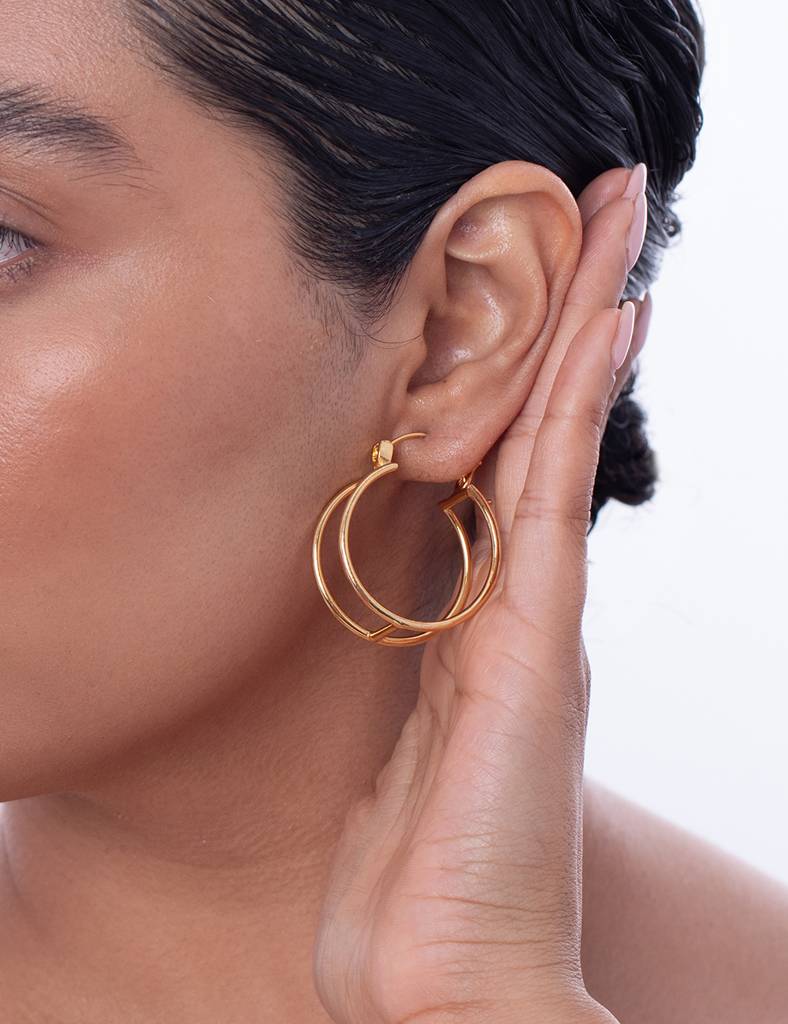 Mini Circular Hoops : H02-EA