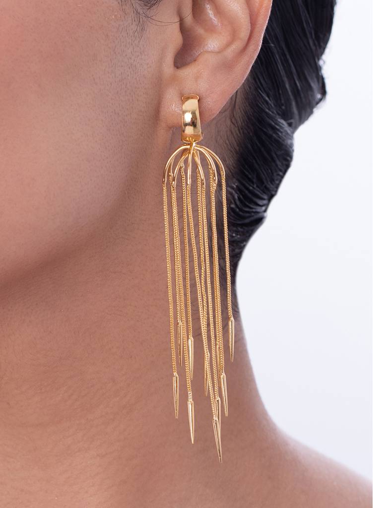 Waterfall Tassel Earrings : H18-EA