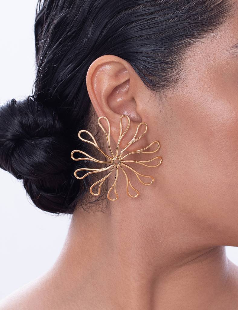 Blooming Flower Earrings : H17-EA