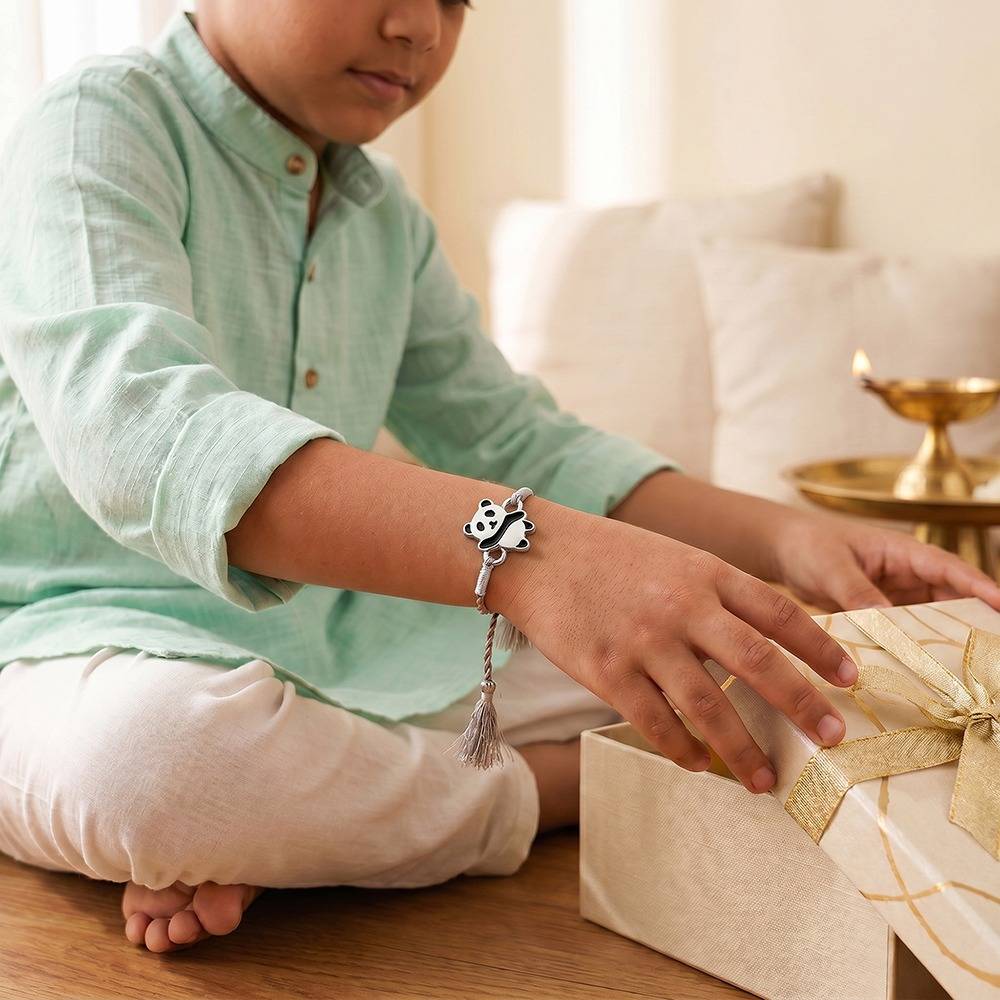 925 Silver Animal Kid'S Rakhi Combo (Set Of 3)| Raksha Bandhan Rakhi For Couple | Gift For Couple | With  : RK0452RK0115RK0247