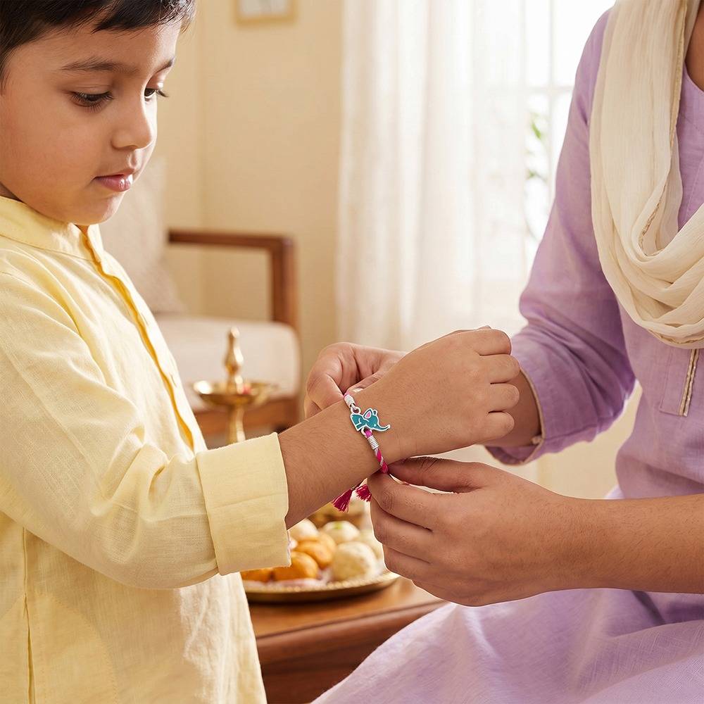 925 Silver Animal Kid'S Rakhi Combo (Set Of 3)| Raksha Bandhan Rakhi For Couple | Gift For Couple | With  : RK0452RK0115RK0247
