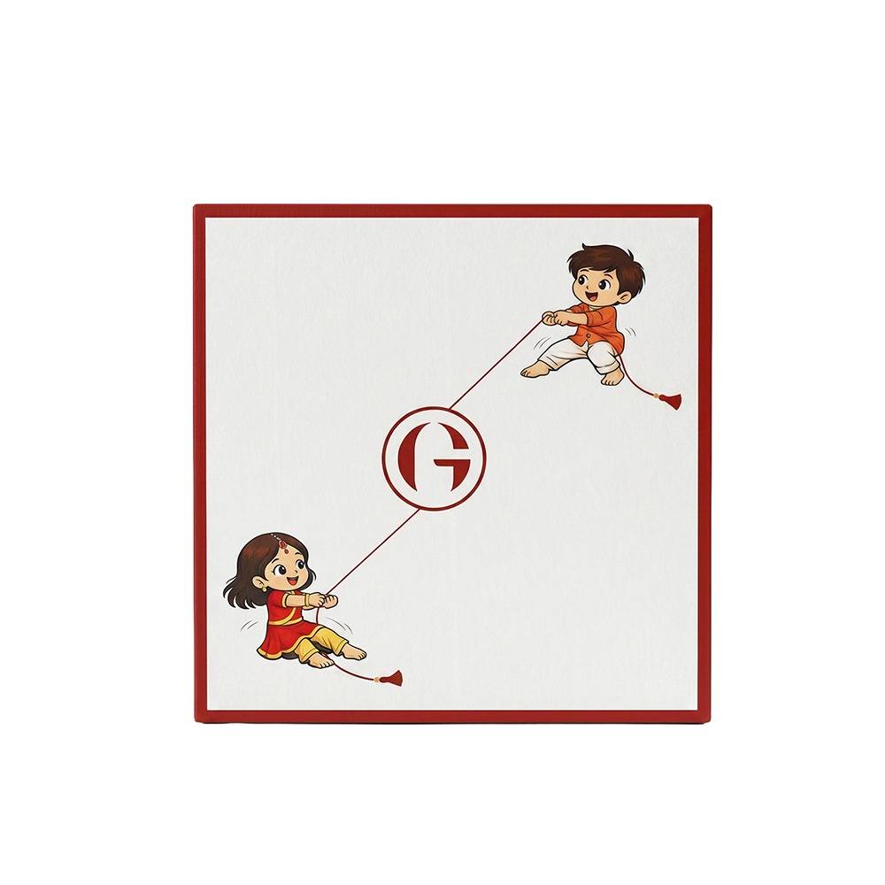 925 Silver Suraksha Sutra Rakhi| Raksha Bandhan Rakhi For Couple | Gift For Couple | With Certificate Of Authenticity : RK0608