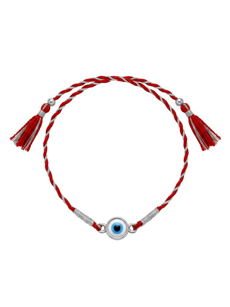 Silver Raksha Drishti Rakhi : RK0670