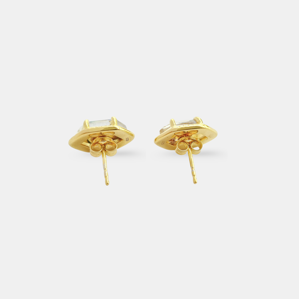 Whispers Of The Aurora Stud Earrings : ER-AURO26-YG-MLT