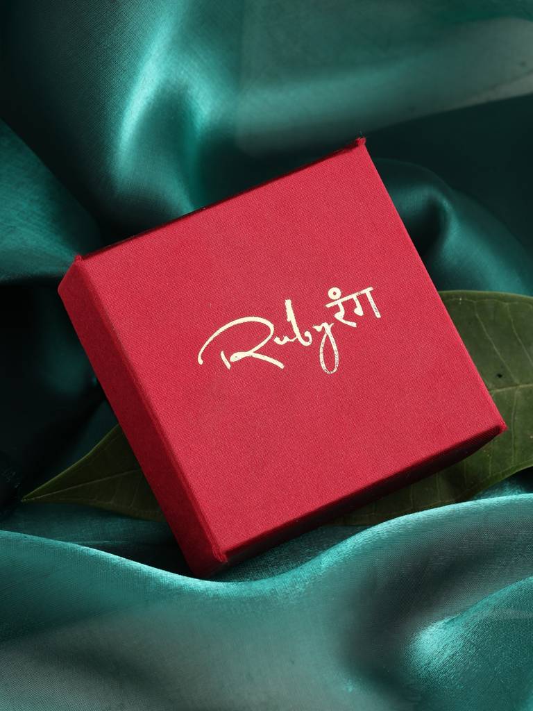 Hara Buti Green Stone Pearl Drop Earrings – Simar Collection : RRKMAY26-29