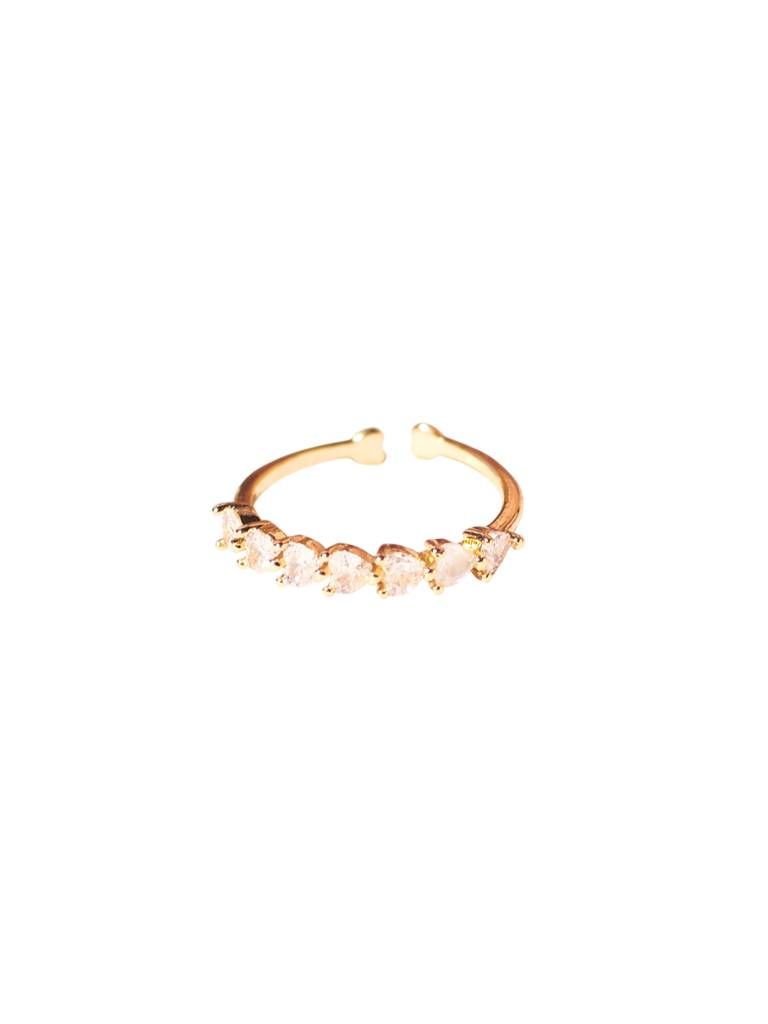 Unique Multi-Stone Gold Ring For Women & Girls : RS14314-G