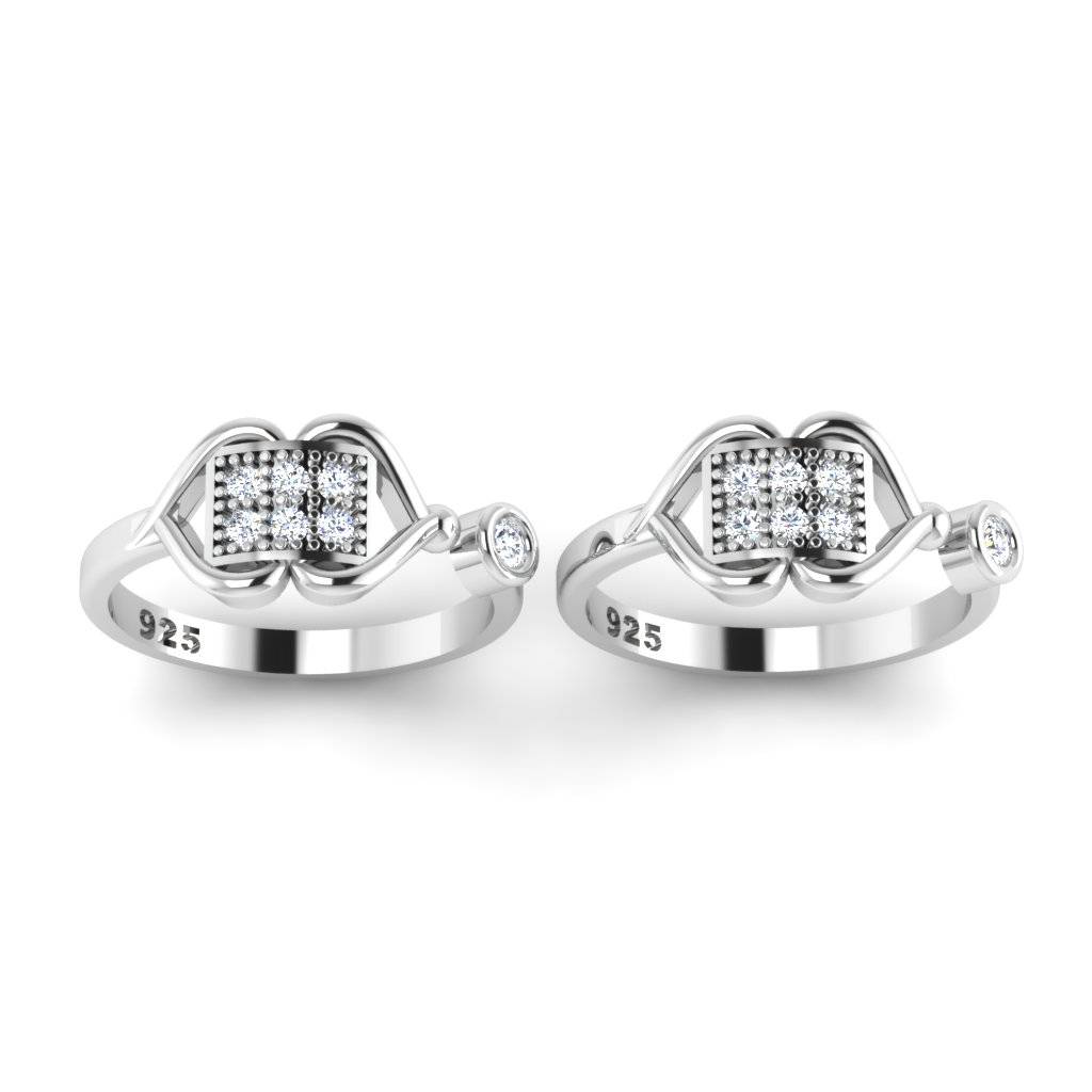 Iski Uski 925 Sterling Silver Toe Rings