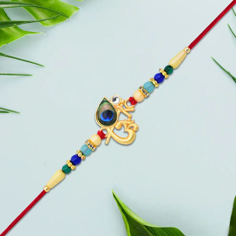 Shiva Trishul Rakhi – Elegant Raksha Bandhan Gift : MRR-RAKHI-0019