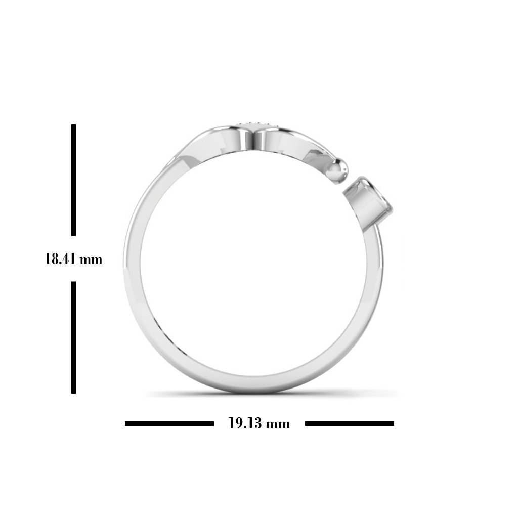 Iski Uski 925 Sterling Silver Zircon Toe Rings