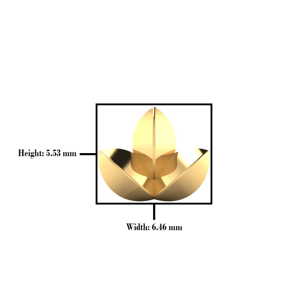 The Dollface Gold Nose Pin : NS-0561YG