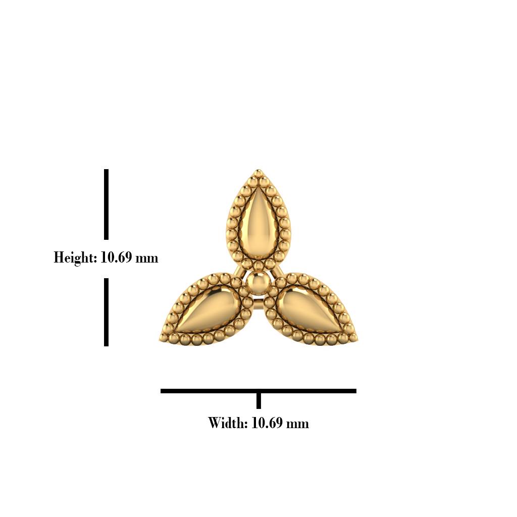 Iski Uski 925 Sterling Silver Leaf Silver Stud Earrings