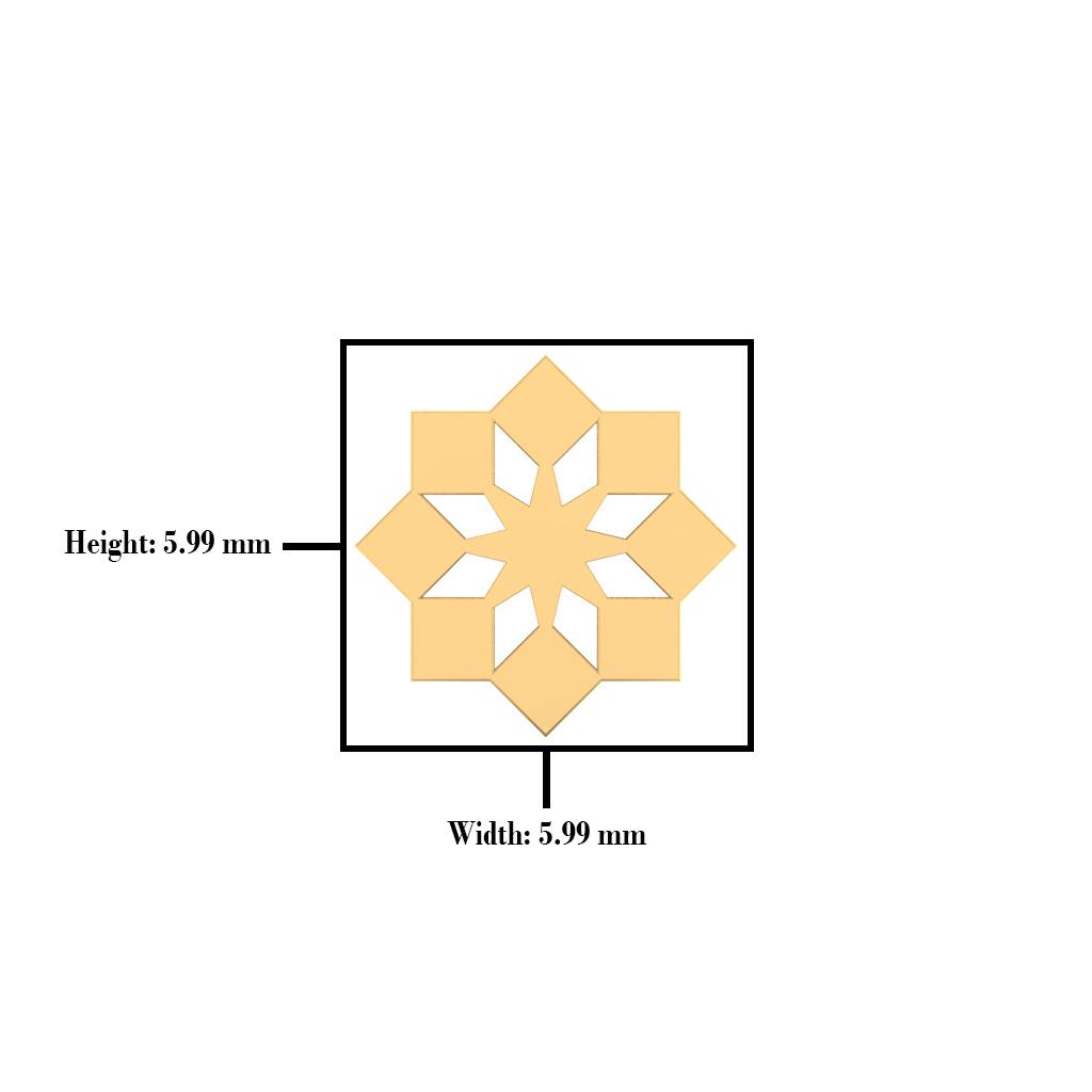 The Sita Gold Nose Pin : NS-0192YG