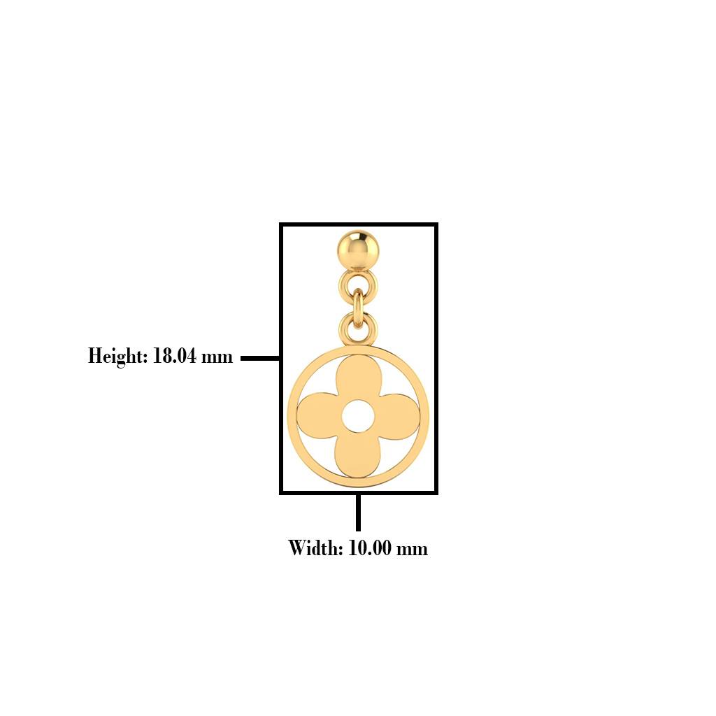 The Ginger Gold Nose Screw : NS-0680YG