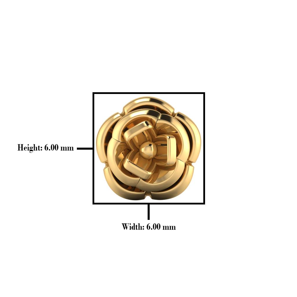 The Veera Gold Nose Screw : NS-0260YG