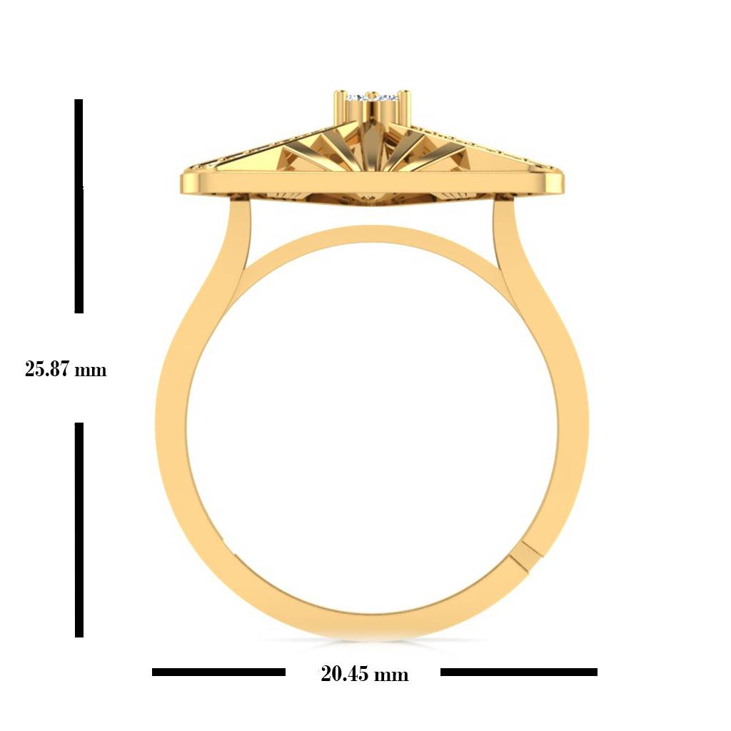 Larine Designer Silver Ring