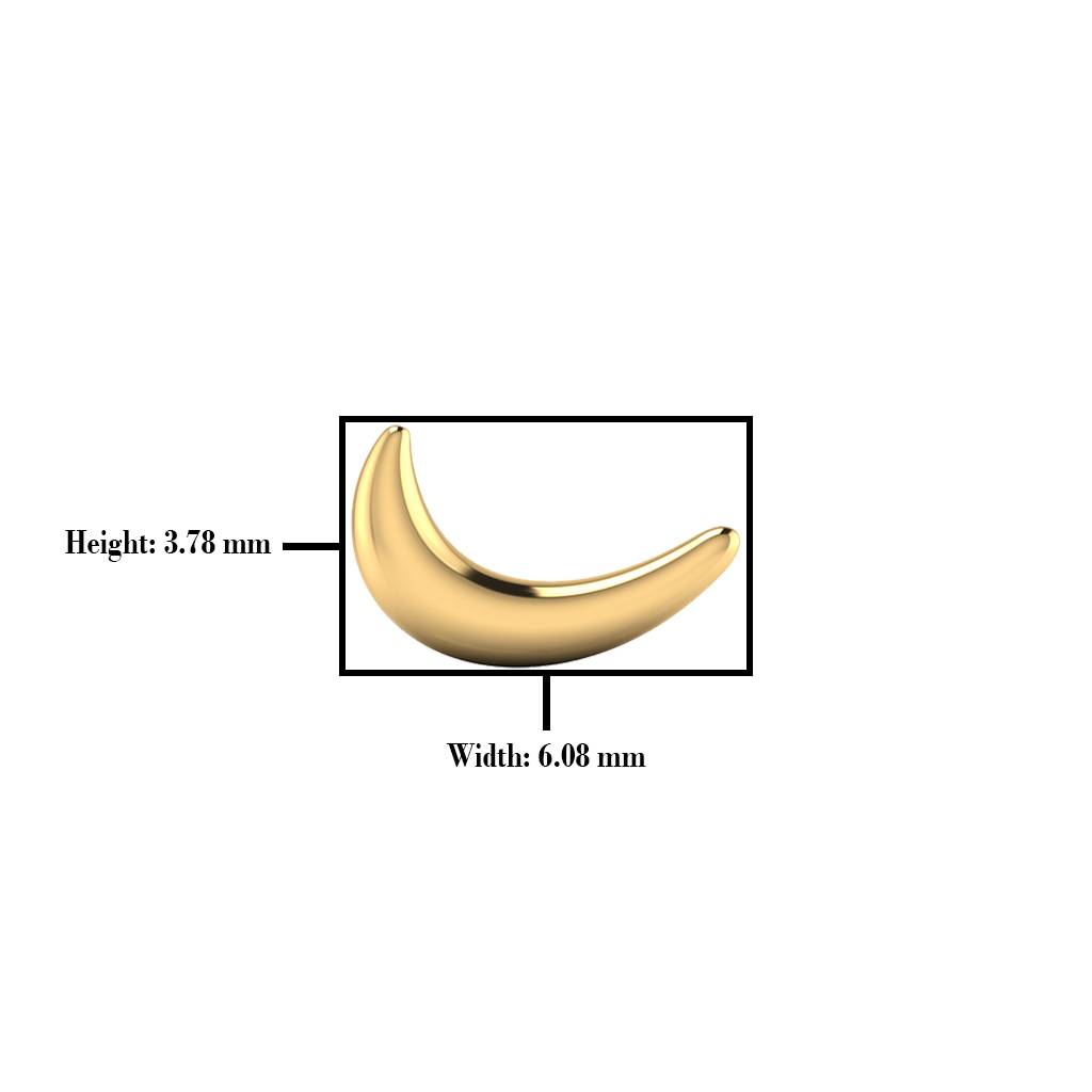 The Aristotle Gold Nose Screw : NS-0690YG