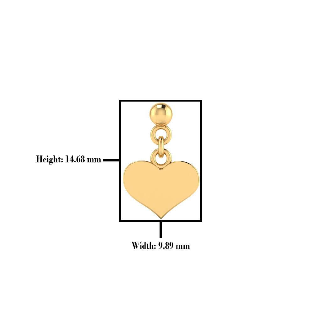The Passion Gold Nose Screw : NS-0676YG