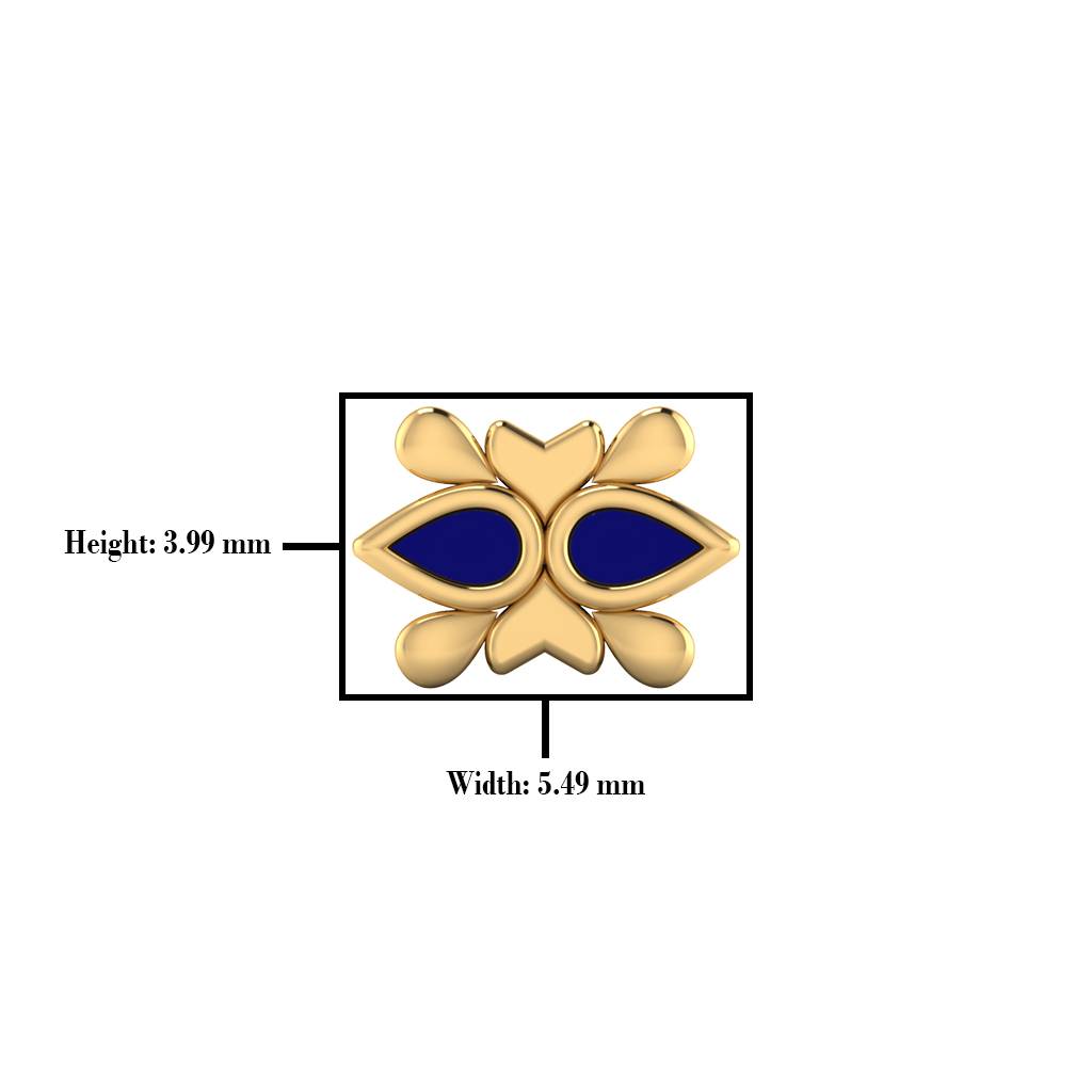 The Andrea Gold Nose Screw : NS-0648YG