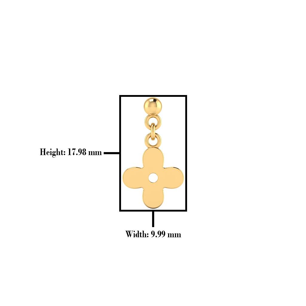 The Smile Gold Nose Screw : NS-0675YG