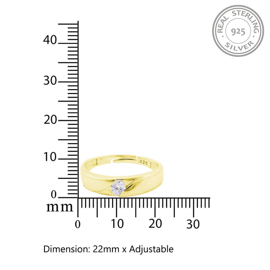 Golden Criss Cross Band For Men'S : ZLCPLR-1011-MY