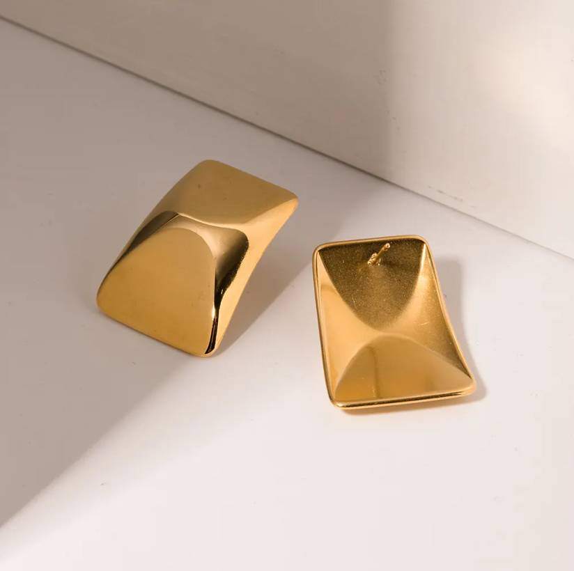 Daily Wear Pyramid Statement Earring : JDEW2305018