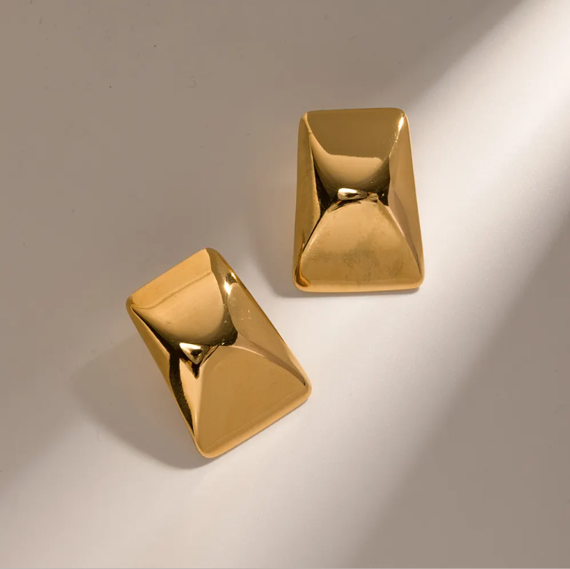 Daily Wear Pyramid Statement Earring : JDEW2305018