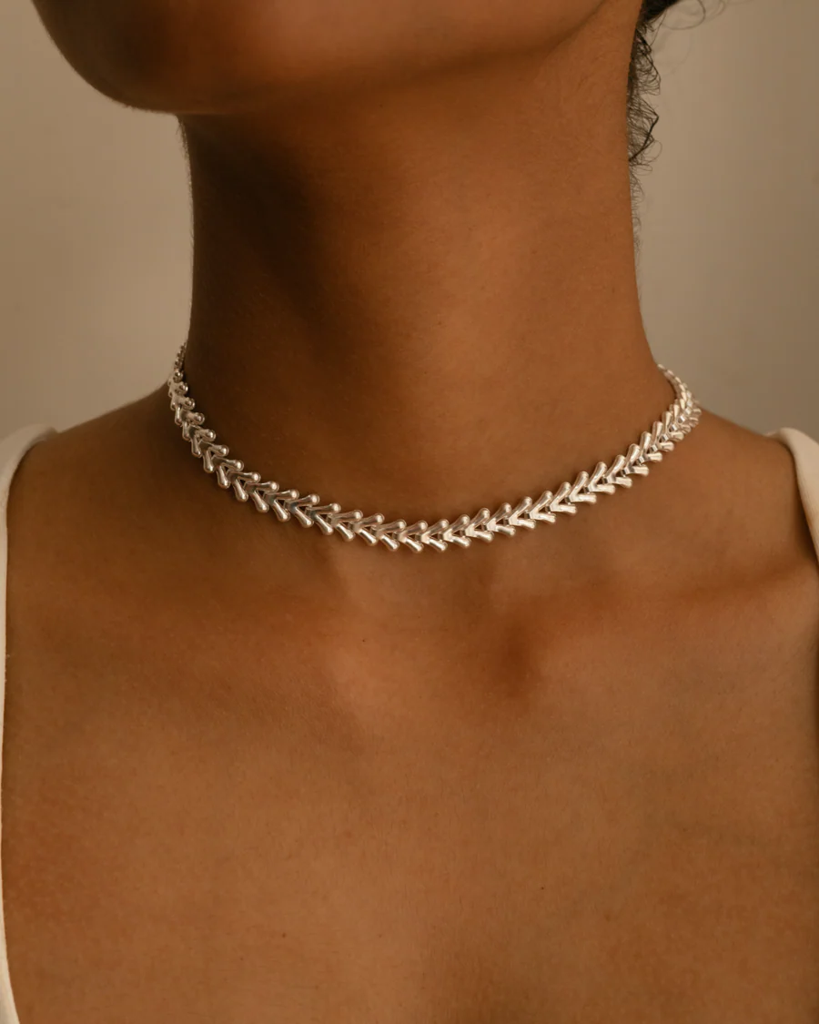 Fish Bone Necklace : 110FishBoneNecklace