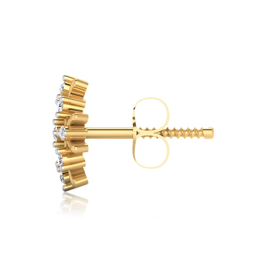 Iski Uski 925 Sterling Silver Arista Stud Earrings
