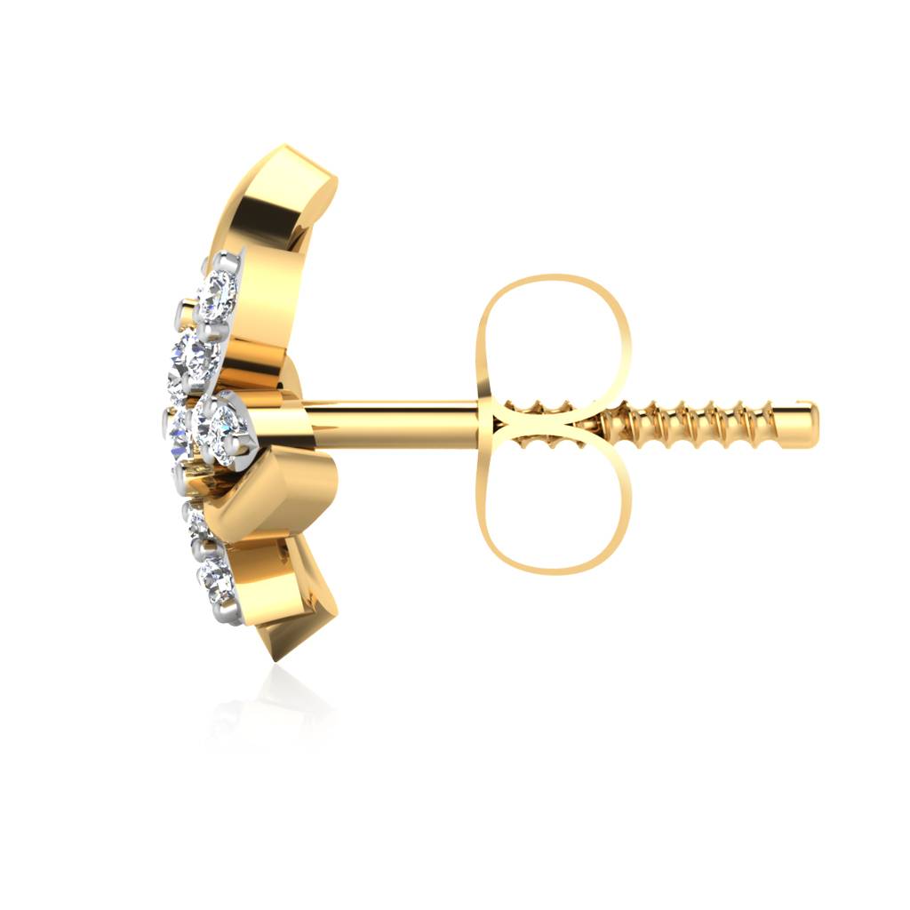 Iski Uski 925 Sterling Silver Dioria Stud Earrings