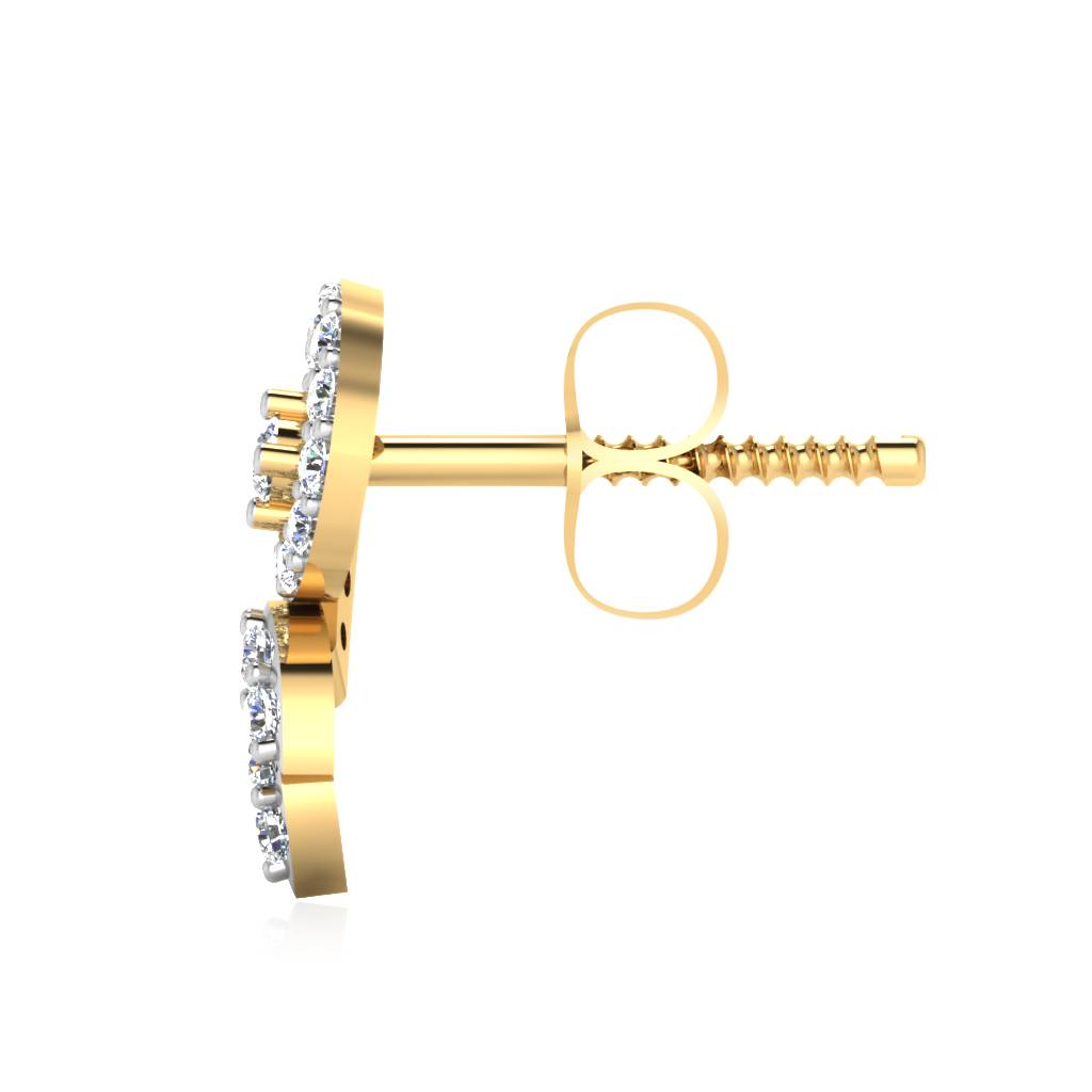 Iski Uski 925 Sterling Silver Majestic Stud Earrings