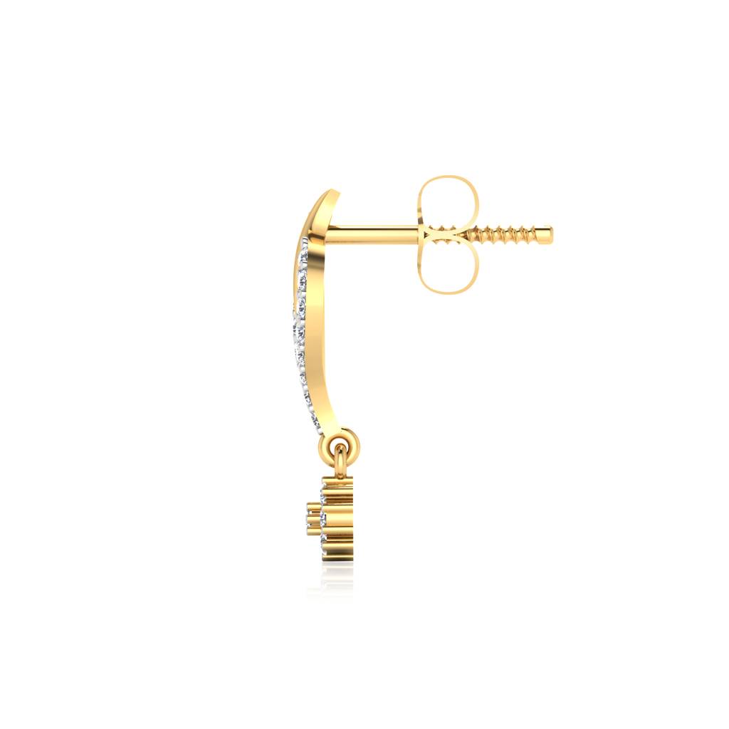 Iski Uski 925 Sterling Silver Baghyawati Dangler Earrings