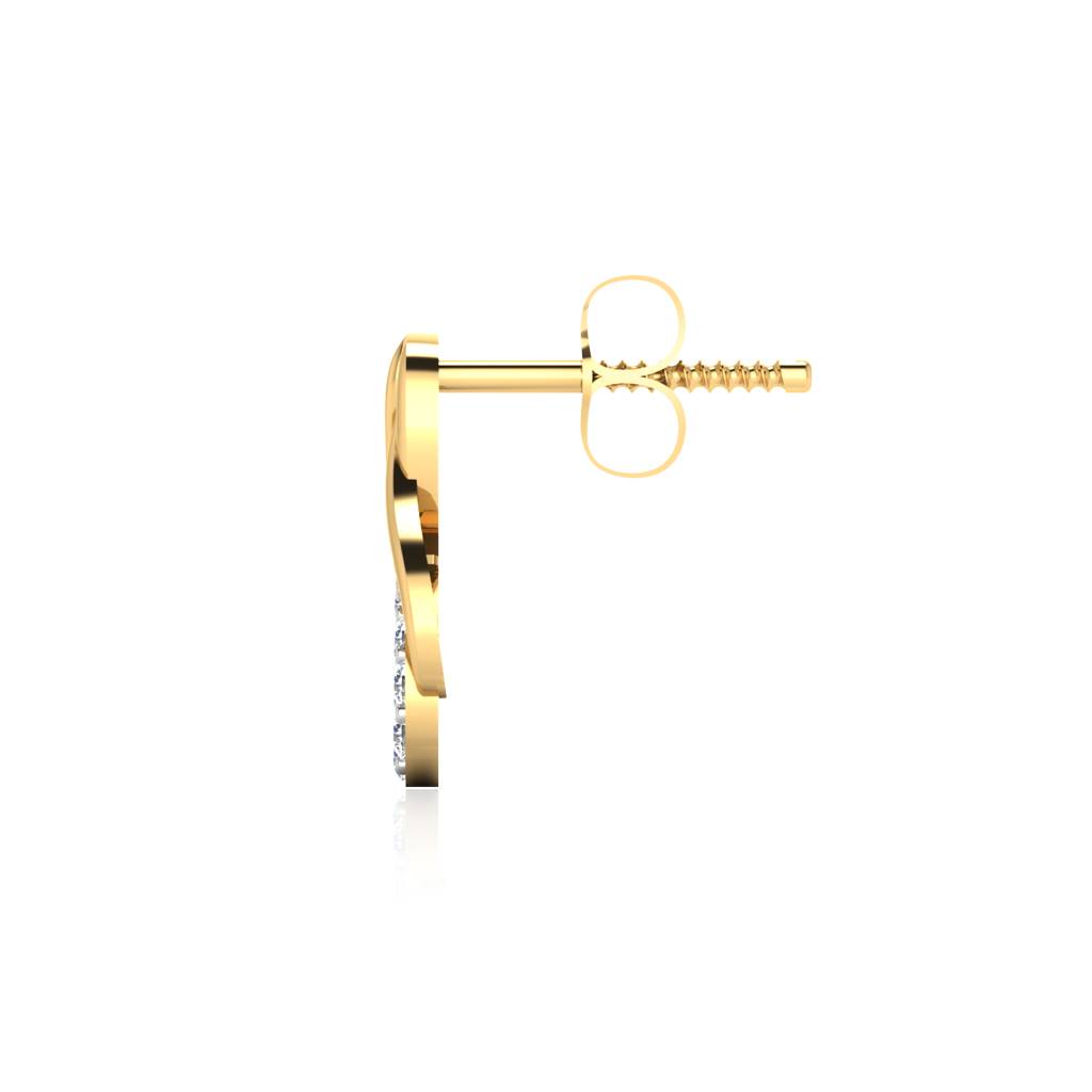 Iski Uski 925 Sterling Silver Chakrika Stud Earrings