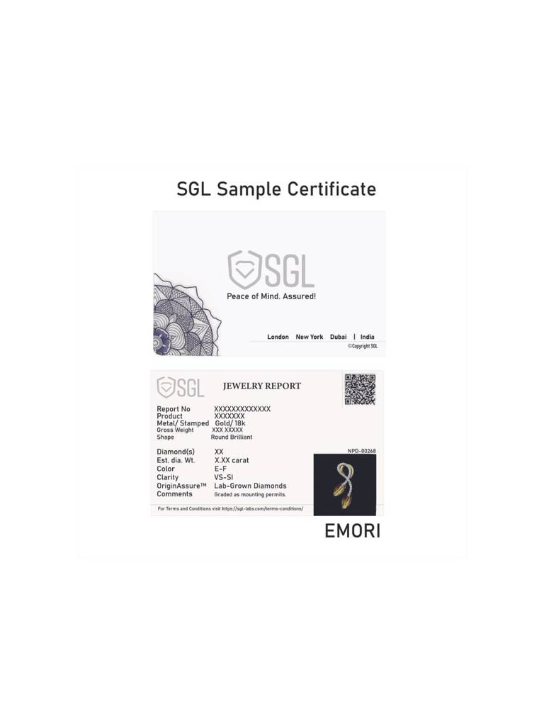 0.5 Ct Round Solitaire Lab Grown Diamond Matching Set : BS29