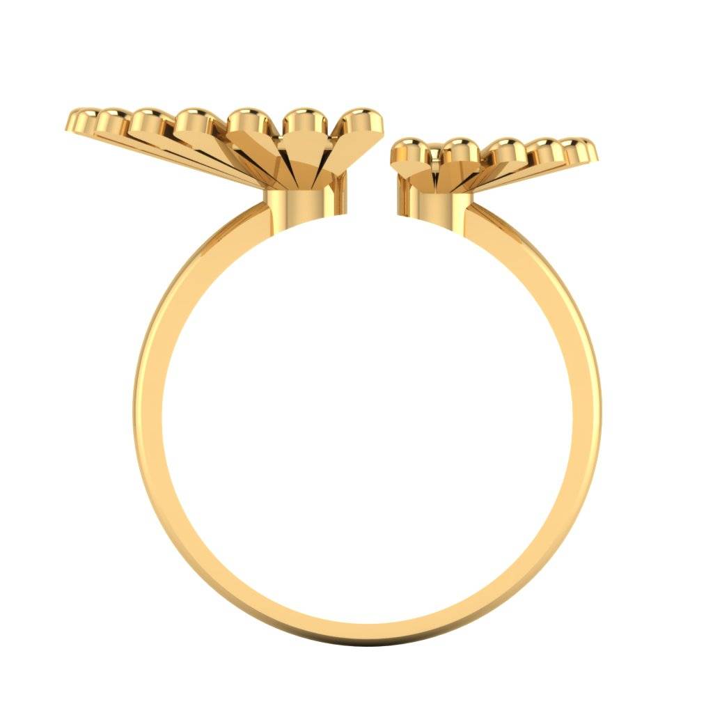Silver Zircon Sunrise Ring