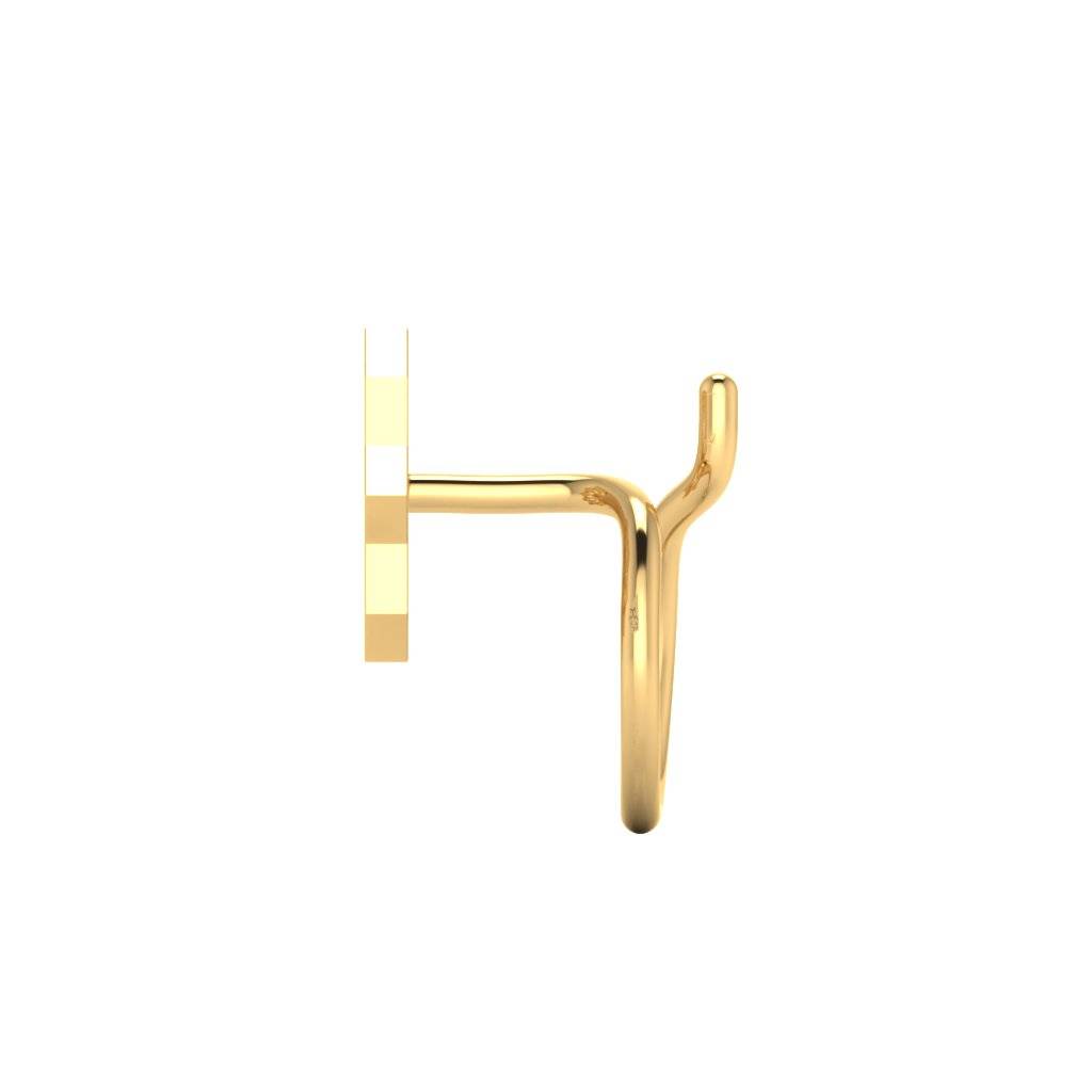 The Sita Gold Nose Pin : NS-0192YG