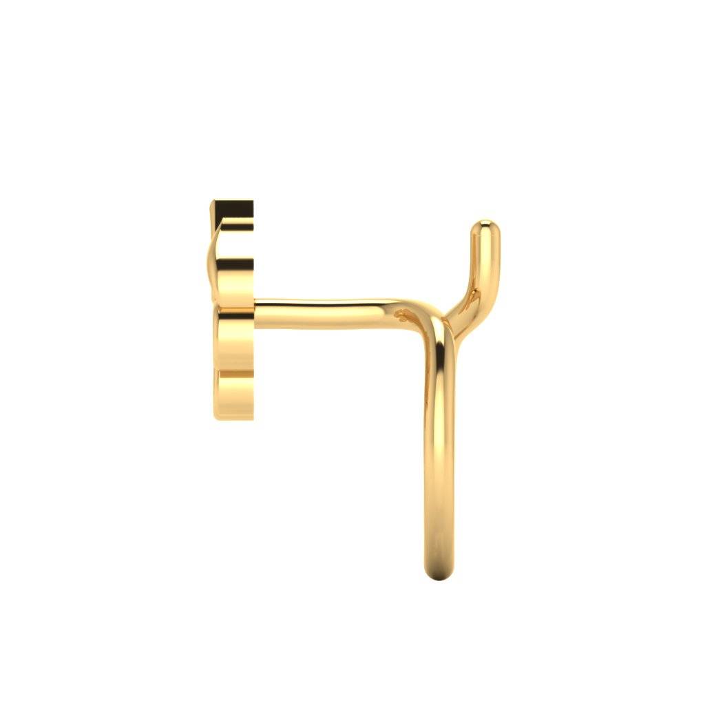 The Savitri Gold Nose Pin : NS-0538YG