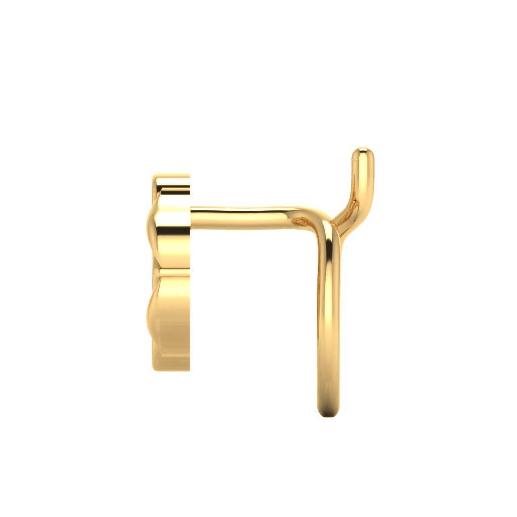 The Vani Gold Nose Pin : NS-0539YG