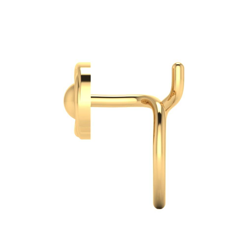 The Harper Gold Nose Pin : NS-0558YG