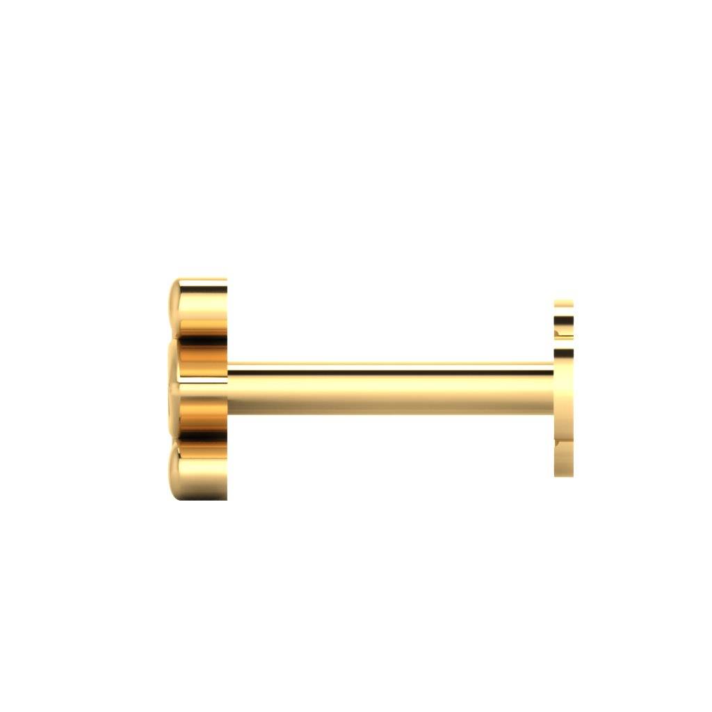 The Andrea Gold Nose Screw : NS-0648YG
