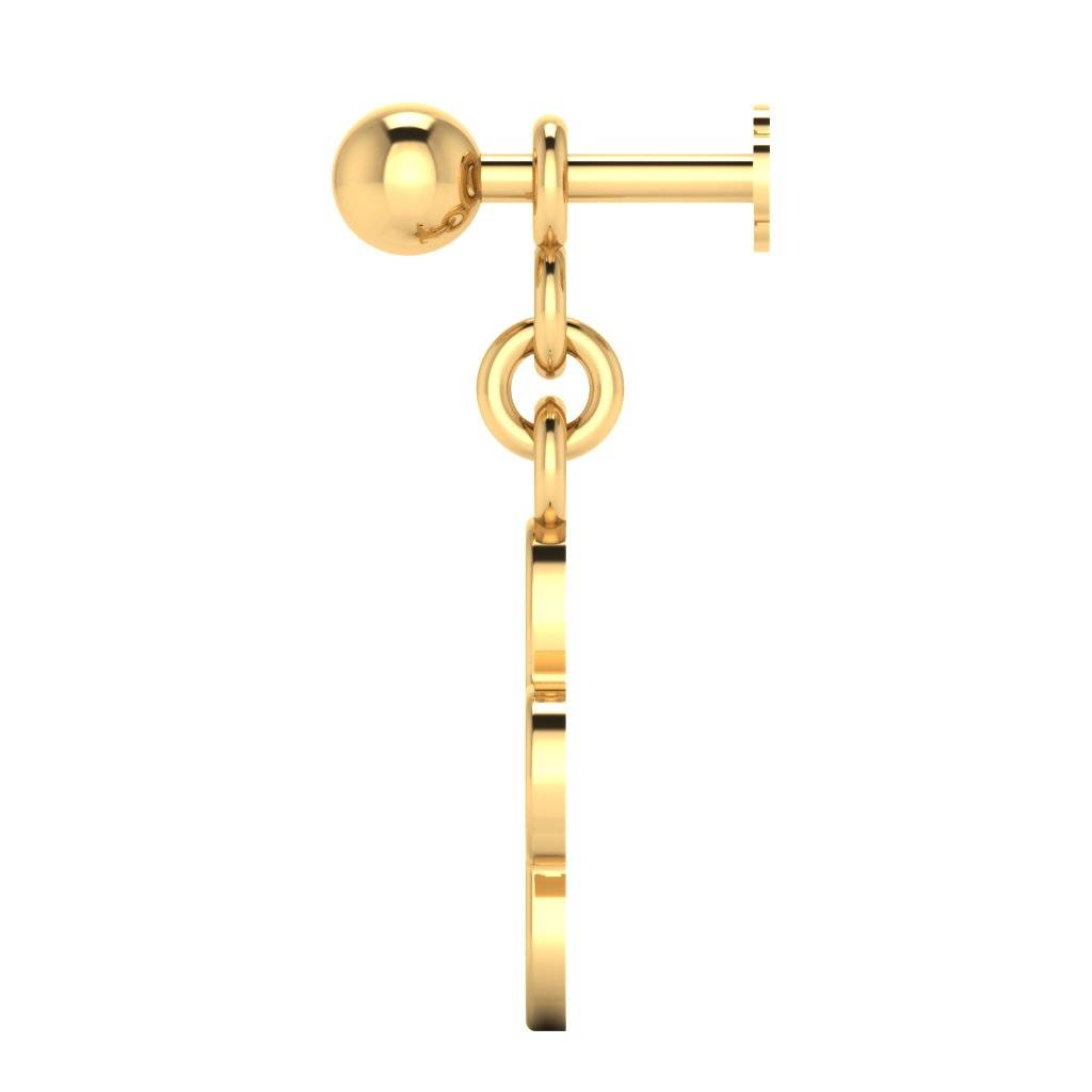 The Smile Gold Nose Screw : NS-0675YG