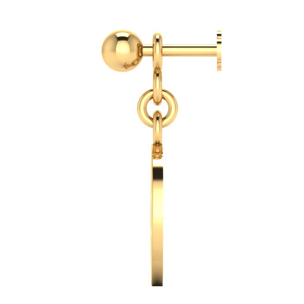 The Ginger Gold Nose Screw : NS-0680YG