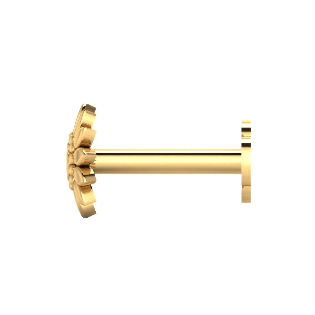 The Nathan Gold Nose Screw : NS-0697YG